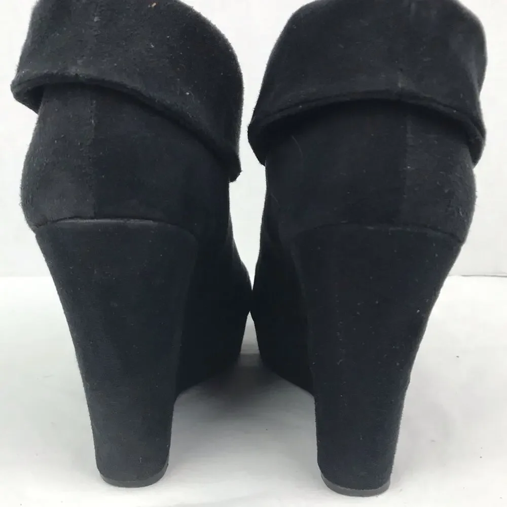 Kelsi Dagger WILMA Vegan Suede Ankle Bootie Sz 9.5